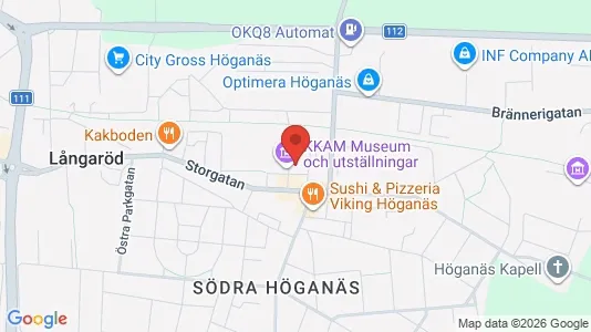 Apartments for rent i Höganäs - kort over placeringen