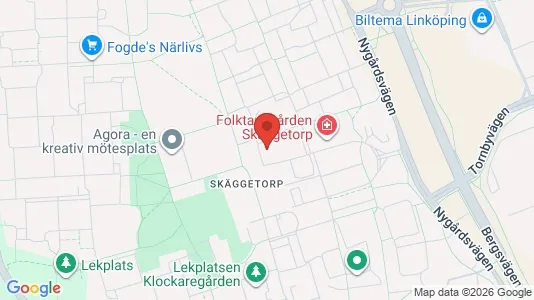 Apartments for rent i Linköping - kort over placeringen