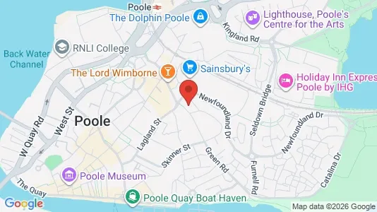 Apartments for rent i Poole - Dorset - kort over placeringen