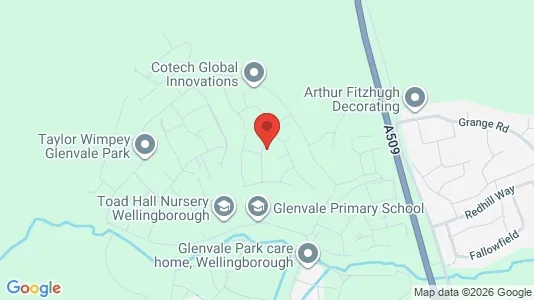 Apartments for rent i Wellingborough - Northamptonshire - kort over placeringen