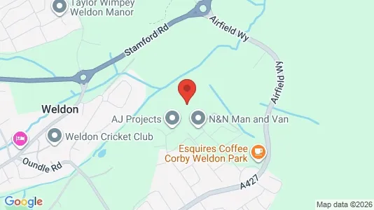 Apartments for rent i Corby - Northamptonshire - kort over placeringen