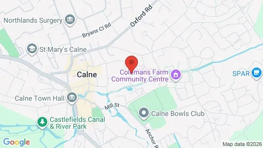 Apartments for rent i Calne - Wiltshire - kort over placeringen