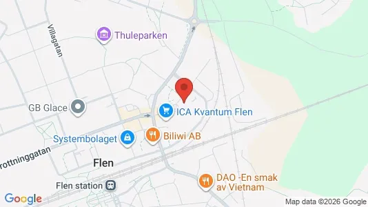 Apartments for rent i Flen - kort over placeringen
