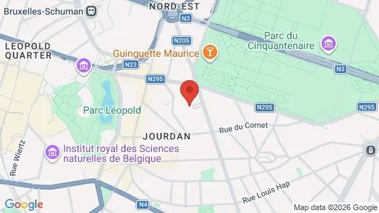 Apartments for rent i Brussels Etterbeek - kort over placeringen