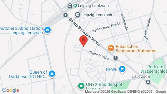 Apartments for rent i Leipzig - kort over placeringen