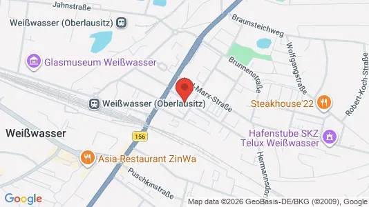Apartments for rent i Görlitz - kort over placeringen