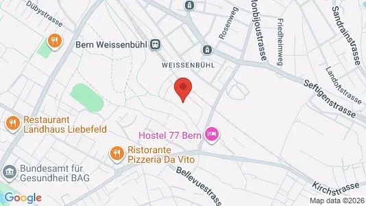 Apartments for rent i Bern-Mittelland - kort over placeringen