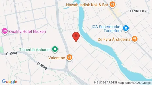 Apartments for rent i Linköping - kort over placeringen