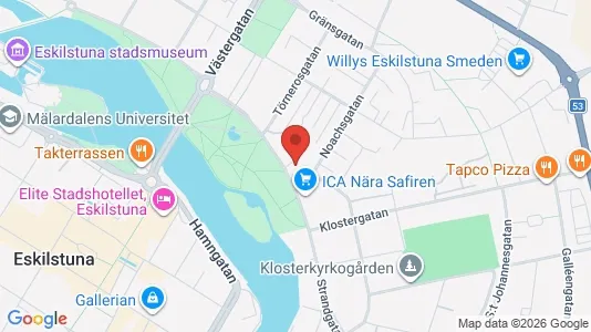 Apartments for rent i Eskilstuna - kort over placeringen
