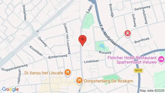 Apartments for rent i Nunspeet - kort over placeringen