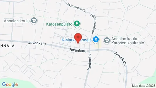 Apartments for rent i Tampere Kaakkoinen - kort over placeringen