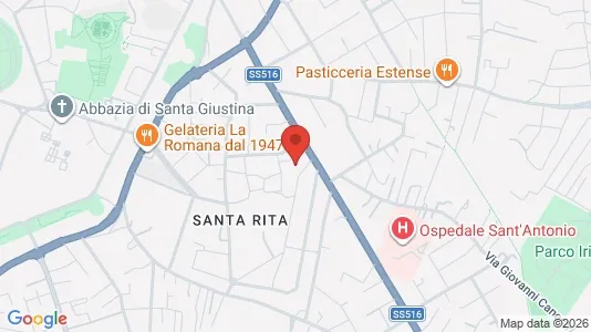 Rooms for rent i Padua - kort over placeringen