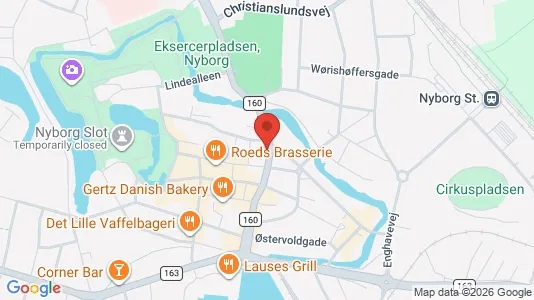 Apartments for rent i Nyborg - kort over placeringen