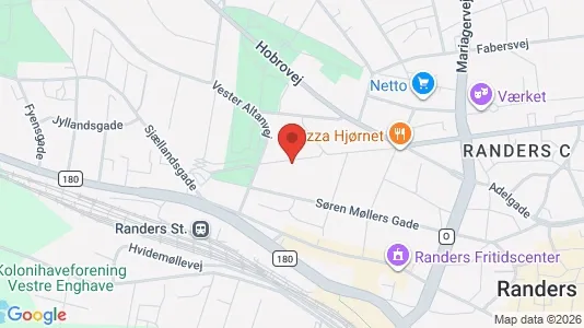 Apartments for rent i Randers C - kort over placeringen
