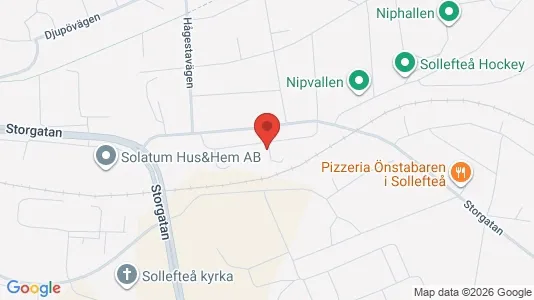 Apartments for rent i Sollefteå - kort over placeringen