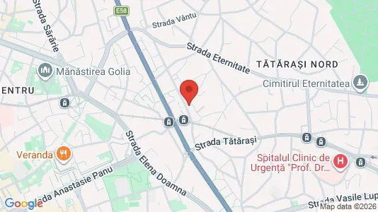 Apartments for rent i Iaşi - kort over placeringen