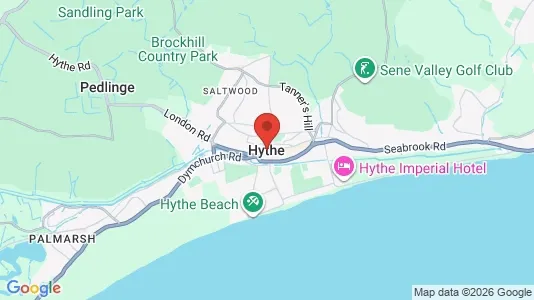 Apartments for rent i Hythe - Kent - kort over placeringen