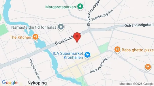 Apartments for rent i Nyköping - kort over placeringen