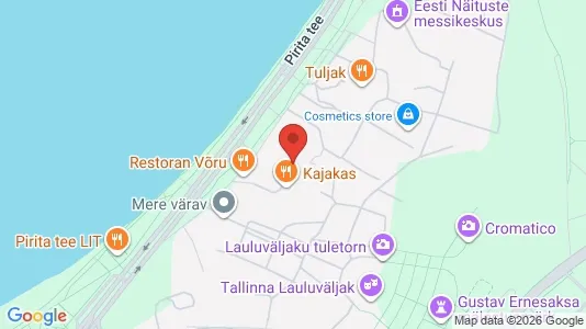 Apartments for rent i Tallinn Kesklinna - kort over placeringen