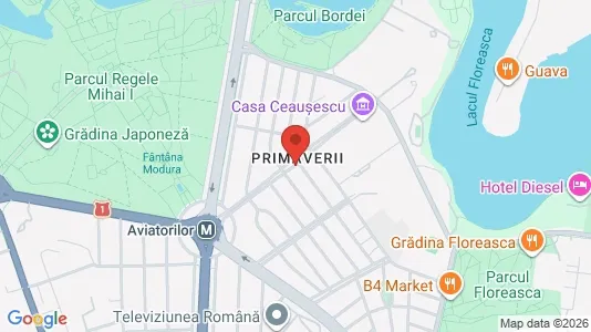 Apartments for rent i Bucharest - Sectorul 1 - kort over placeringen