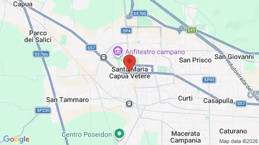 Apartments for rent i Santa Maria Capua Vetere - kort over placeringen