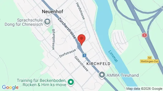 Rooms for rent i Baden - kort over placeringen