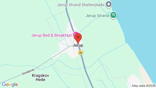 Apartments for rent i Jerup - kort over placeringen