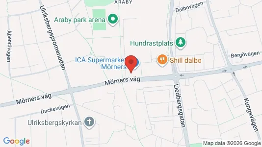 Apartments for rent i Växjö - kort over placeringen