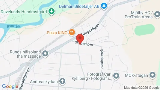 Apartments for rent i Mjölby - kort over placeringen