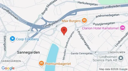 Apartments for rent i Lundby - kort over placeringen