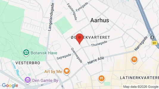Apartments for rent i Risskov - kort over placeringen