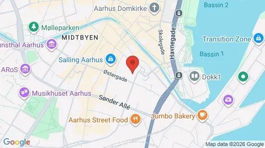 Apartments for rent i Risskov - kort over placeringen