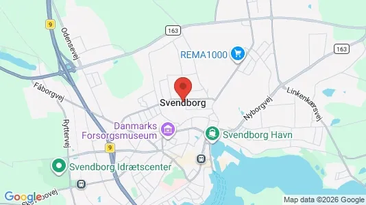 Apartments for rent i Svendborg - kort over placeringen