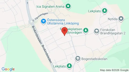 Apartments for rent i Linköping - kort over placeringen