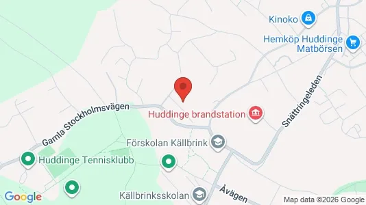 Apartments for rent i Huddinge - kort over placeringen