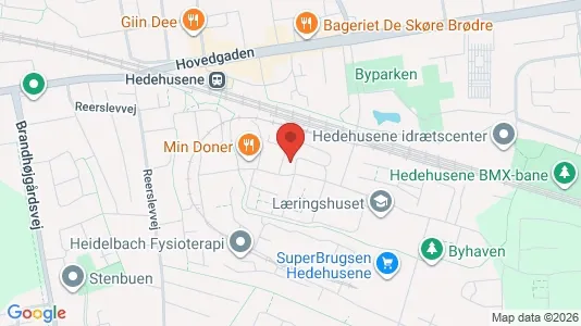 Apartments for rent i Hedehusene - kort over placeringen