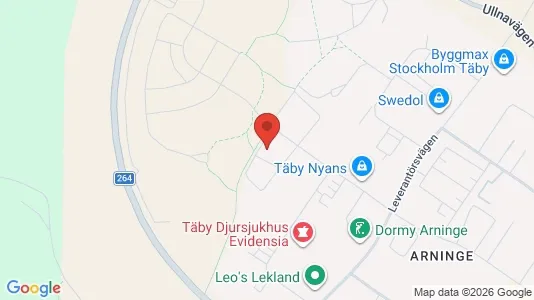 Apartments for rent i Täby - kort over placeringen