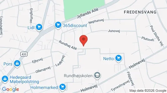 Apartments for rent i Beder - kort over placeringen