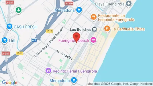 Apartments for rent i Fuengirola - kort over placeringen