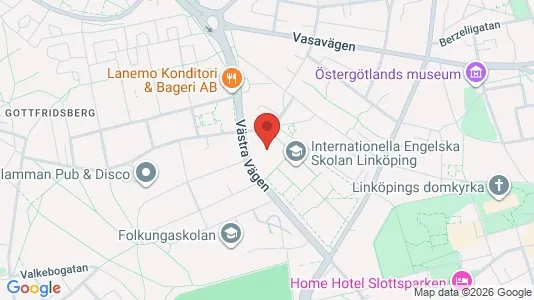 Apartments for rent i Linköping - kort over placeringen