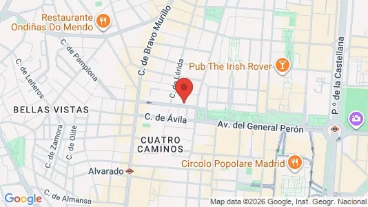 Apartments for rent i Madrid Centro - kort over placeringen