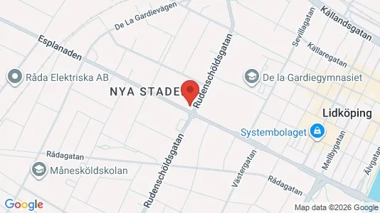 Apartments for rent i Lidköping - kort over placeringen