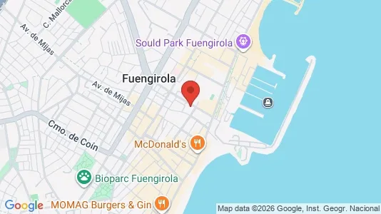Apartments for rent i Fuengirola - kort over placeringen