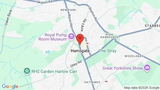 Apartments for rent i Harrogate - North Yorkshire - kort over placeringen