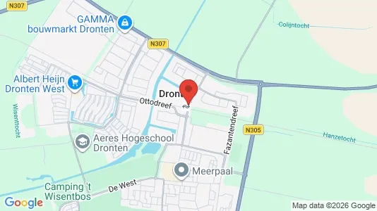 Apartments for rent i Dronten - kort over placeringen