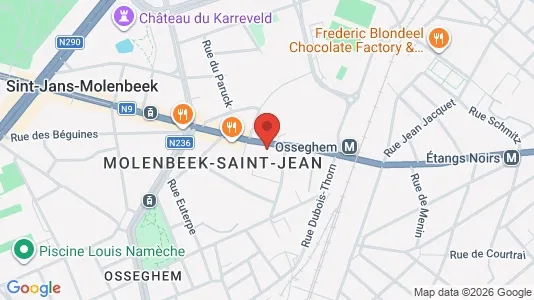 Apartments for rent i Brussels Sint-Jans-Molenbeek - kort over placeringen