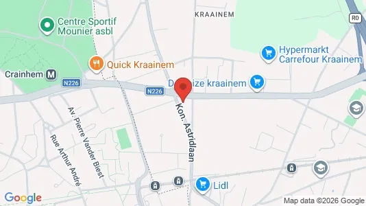 Apartments for rent i Kraainem - kort over placeringen