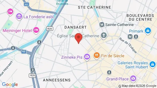 Apartments for rent i Stad Brussel - kort over placeringen