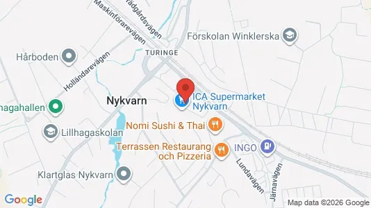 Apartments for rent i Nykvarn - kort over placeringen