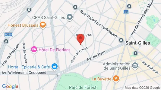 Apartments for rent i Brussels Sint-Gillis - kort over placeringen